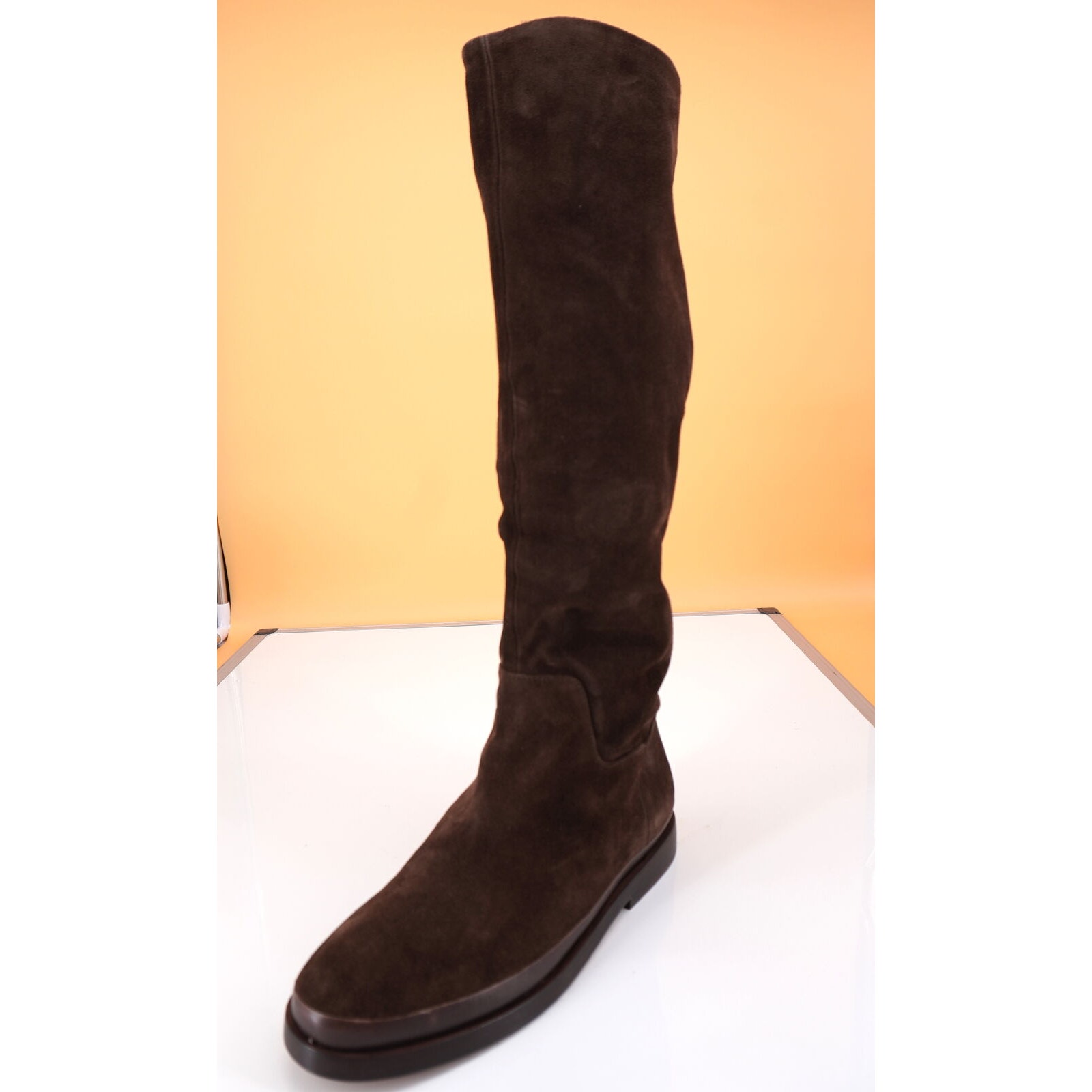 Vince Carleigh Clove Brown Suede Knee Boots Size 5.5 Tall Women's Nib $475